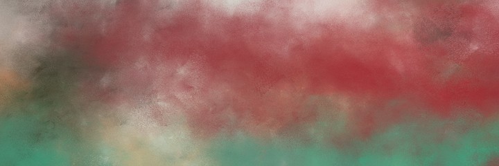 stunning abstract painting background graphic with pastel brown, sea green and silver colors and space for text or image. can be used as postcard or poster