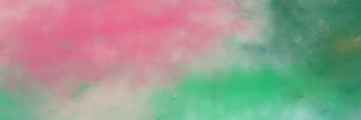 stunning rosy brown, sea green and cadet blue color background with space for text or image. vintage texture, distressed old textured painted design. can be used as postcard or poster