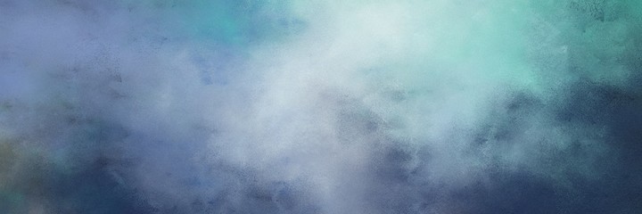 awesome light slate gray, dark slate gray and powder blue colored vintage abstract painted background with space for text or image. can be used as horizontal background graphic