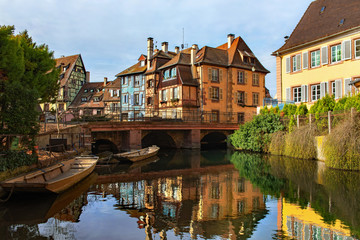 Fototapeta na wymiar Colmar Scene, Alsace, France