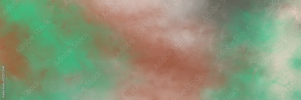 Poster beautiful abstract painting background graphic with gray gray, silver and rosy brown colors and space for text or image. can be used as horizontal background texture