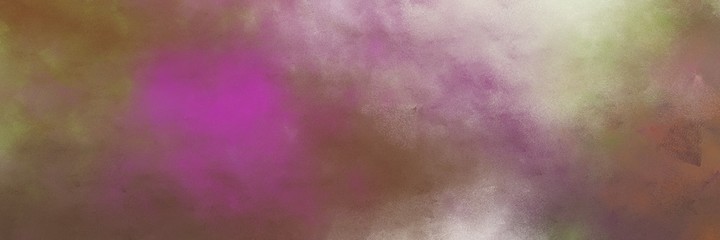decorative abstract painting background graphic with pastel brown, silver and rosy brown colors and space for text or image. can be used as header or banner