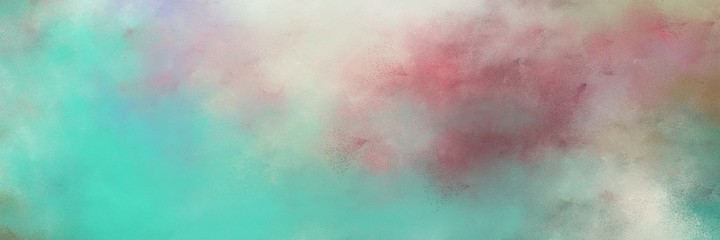 amazing vintage abstract painted background with dark gray, medium turquoise and pastel gray colors and space for text or image. can be used as postcard or poster
