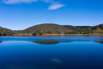 Fototapeta na wymiar The Hawkesbury River at Wisemans Ferry in regional New South Wales in Australia