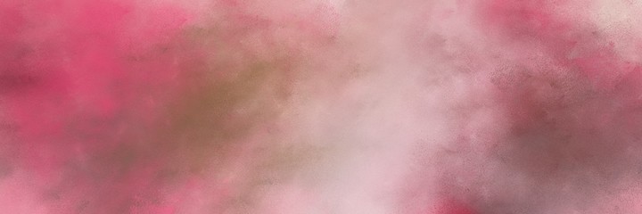 beautiful rosy brown, baby pink and pastel magenta color background with space for text or image. vintage texture, distressed old textured painted design. can be used as header or banner