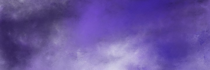 amazing abstract painting background texture with dark slate blue, light pastel purple and medium purple colors and space for text or image. can be used as horizontal background texture