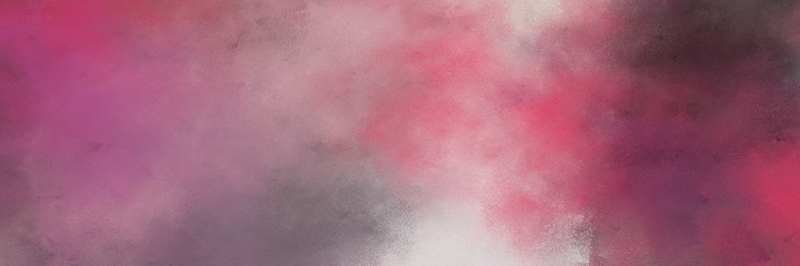 beautiful abstract painting background graphic with antique fuchsia, pastel gray and old mauve colors and space for text or image. can be used as horizontal background graphic