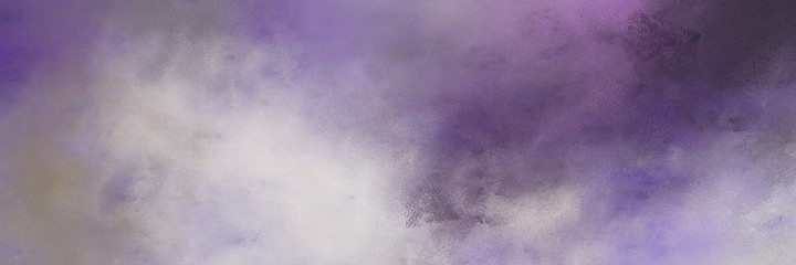 stunning abstract painting background graphic with light slate gray, old mauve and light gray colors and space for text or image. can be used as horizontal header or banner orientation