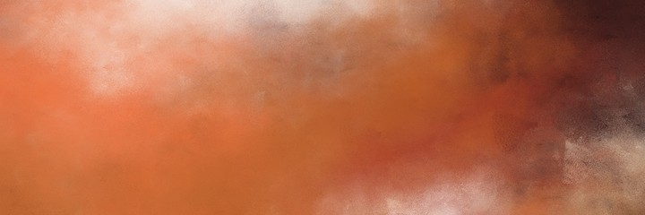 Fototapeta premium awesome indian red, coffee and baby pink colored vintage abstract painted background with space for text or image. can be used as horizontal header or banner orientation