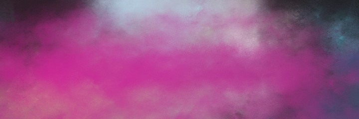 decorative vintage abstract painted background with mulberry , very dark violet and silver colors and space for text or image. can be used as horizontal header or banner orientation