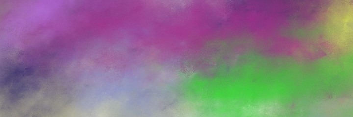 awesome vintage abstract painted background with gray gray, pastel green and antique fuchsia colors and space for text or image. can be used as postcard or poster