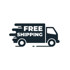 Free shipping icon for web site or application