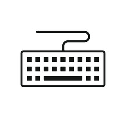 Keyboard icon for application or web site