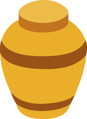 Vector illustration of a vase