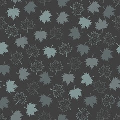 Seamless pattern Fall Maple leaf. Flat design. Gray leaf texture. Background, textile, wrapping paper design, web pages, cover and more creative designs. Autumn, Fall, Halloween party decoration