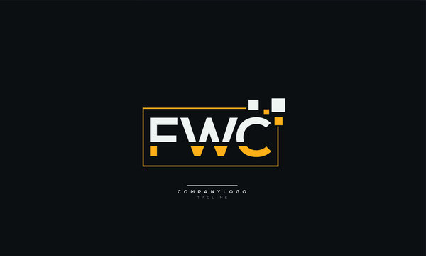 FWC Letter Business Logo Design Alphabet Icon Vector Symbol