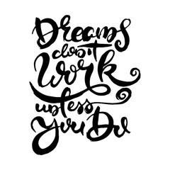 Hand drwan grunge lettering isolated artwork. Stamp for t-shirt graphics, print, poster, banner, flyer, tags, postcard