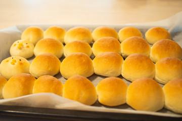 家庭で作った手作りのパン