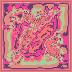 Abstract colored fractal pattern background. Decorative digital art 3d rendering