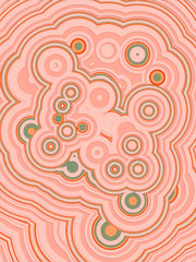 Trendy holographic waves background. 3d render abstract colorful graphic concept