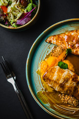 Delicious chicken in peanut sauce
