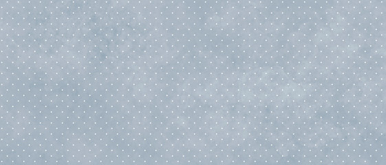 pale blue vintage watercolor grunge background with white polka dots. Traditional unusual background of pastel shades