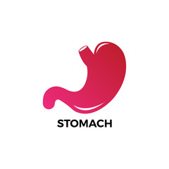 Stomach vector. Icon logo illustration.