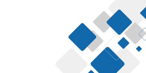 Blue white grey background with abstract geometric modern element for banner, presentation design and flyer 