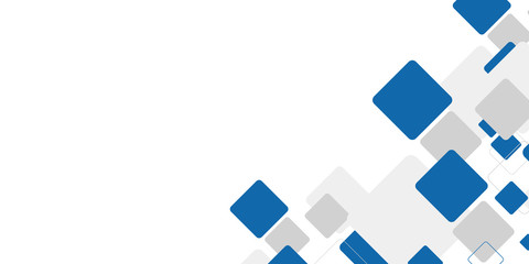 Blue white grey background with abstract geometric modern element for banner, presentation design and flyer 