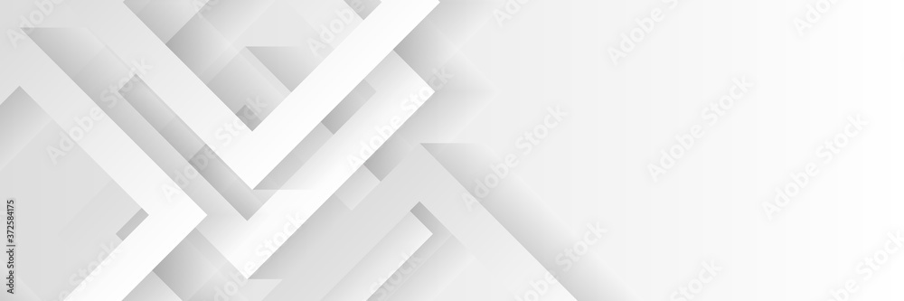 Poster grey white abstract background geometry shine and layer element vector for presentation design. suit