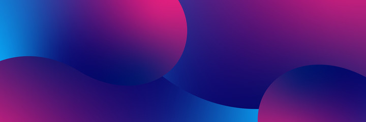 Abstract blue geometric shape futuristic background