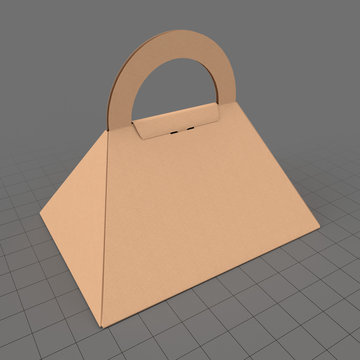 Pyramid carrying box