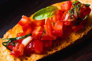 Delicious brochette with vegetables