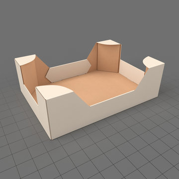 Retail cardboard tray box 2