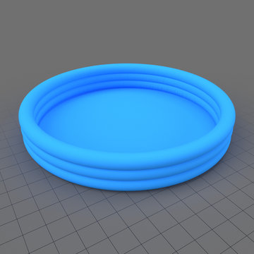 Outdoor inflatable swimming pool