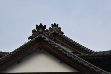 Fototapeta na wymiar 日本家屋の瓦