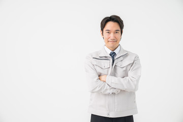 ビジネスマン　作業服