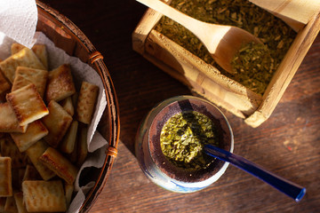 Plano cenital de un mate argentino © Victoria