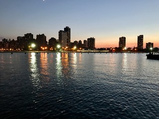 Fototapeta na wymiar chicago sunset