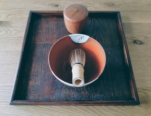 お家で茶道のお稽古