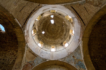 Dome of old abandoned armenian church Sacred Surb-Karapet