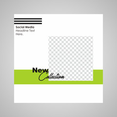 Set of sale banner template design. Editable post template social media banners for digital marketing. Vector illustration.