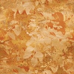 Seamless pattern. Golden yellow smooth autumnal soft fall pattern. High quality illustration. Burnished metal in mustard yellow.