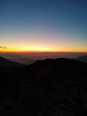Sunset in Purgatorio Mountain