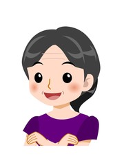 アクティブな中年女性