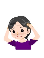 アクティブな中年女性