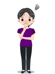 アクティブな中年女性