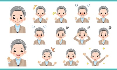 年配のビジネスウーマン