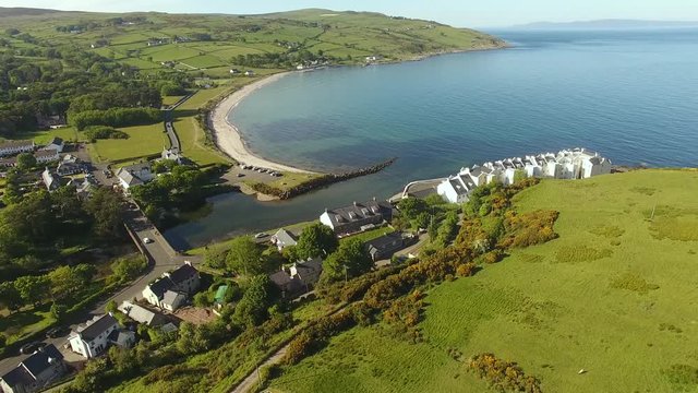 Cushendun Village and Beach Co Antrim Northern Ireland
