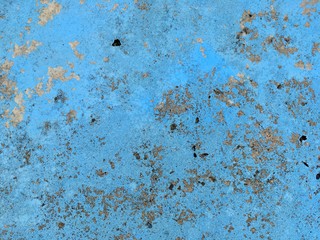 rusty old blue background